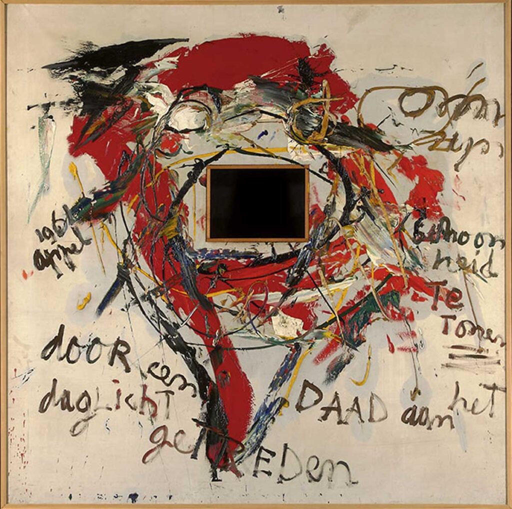 Karel appel - door een daad aan het daglicht getreden om zijn schoonheid te tonen