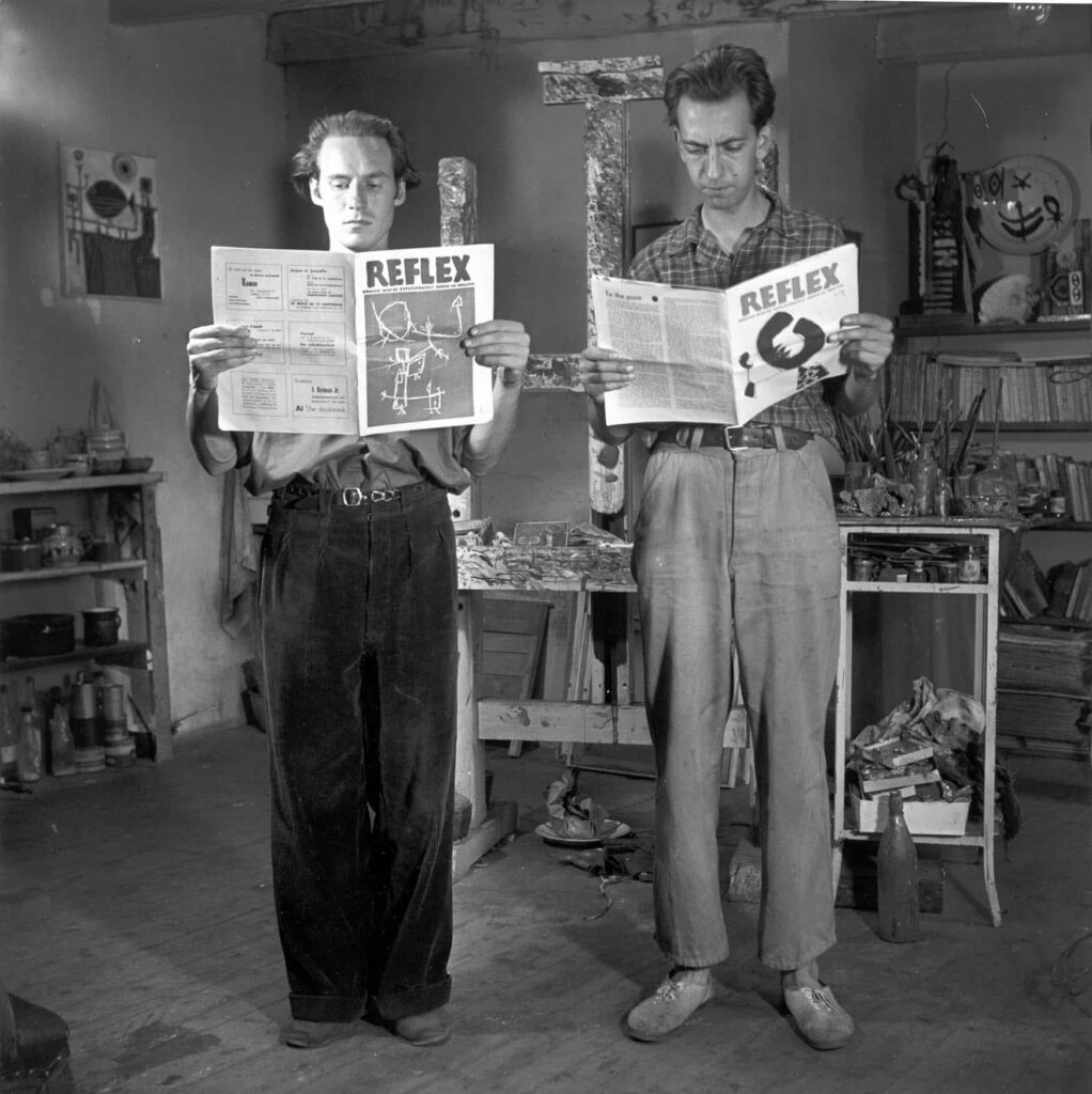 Corneille en constant nieuwenhuys - photo with self-printed reflex magazine - 10