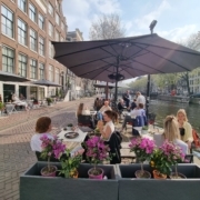 Canal view terrace