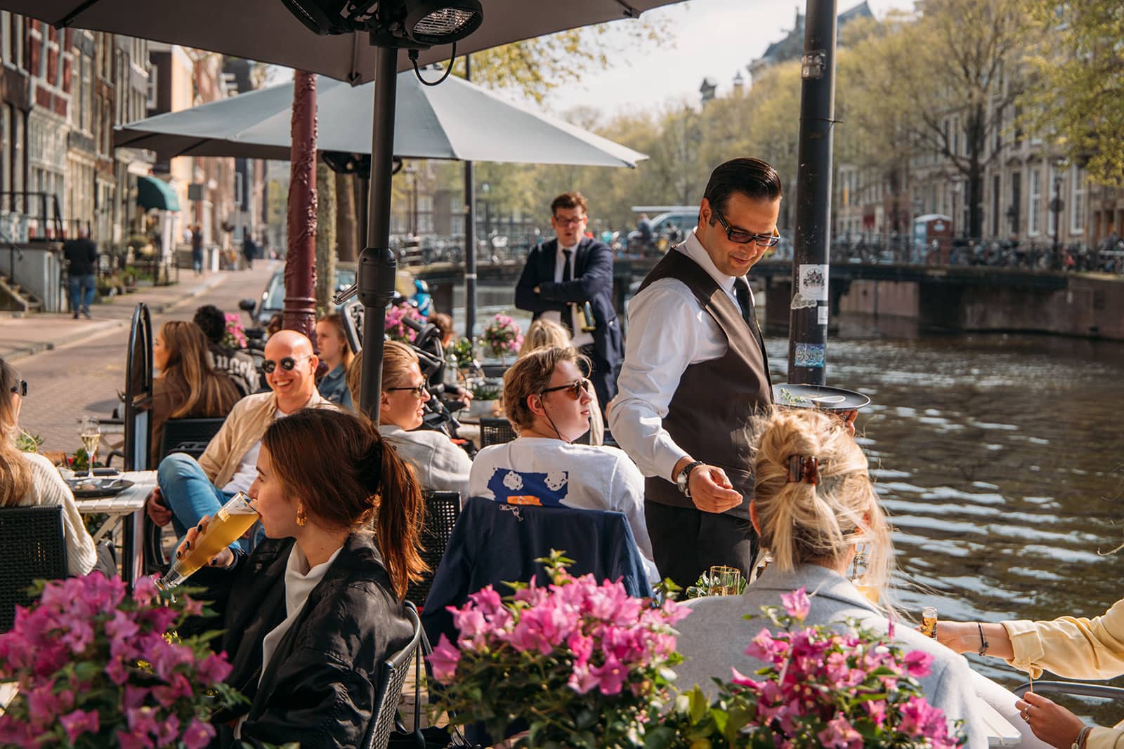 Canal view terrace