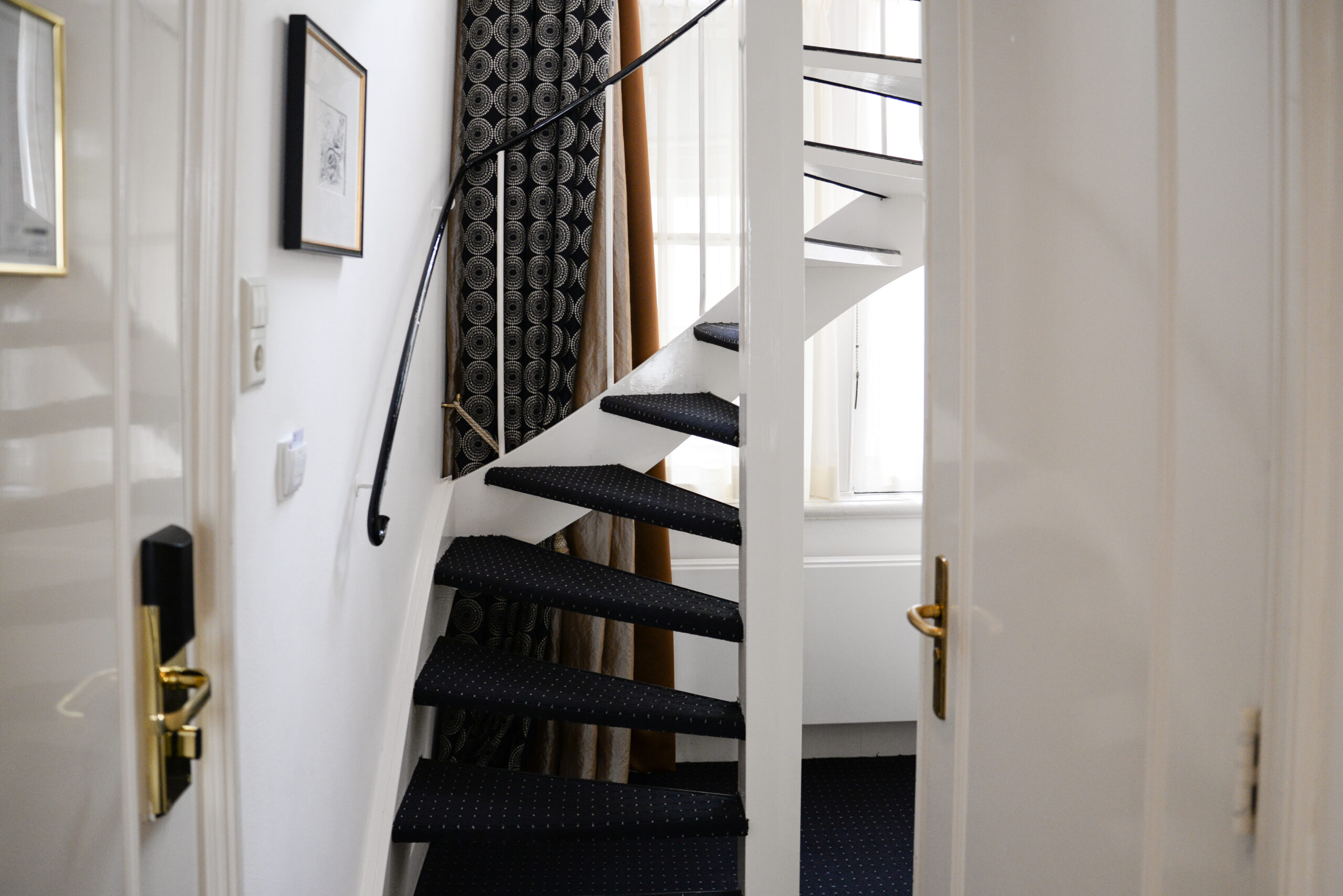 Ambassade hotel stairs in the room