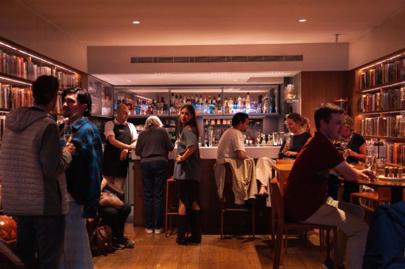 Library bar at the ambassade hotel in amsterdam